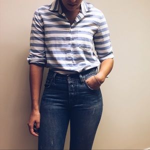 J. Crew collared pullover shirt